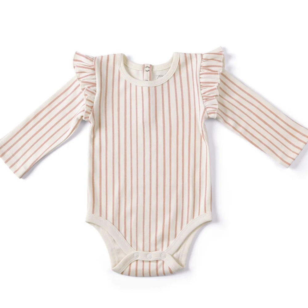 BNWT Pehr Long Sleeve Ruffle One-Piece